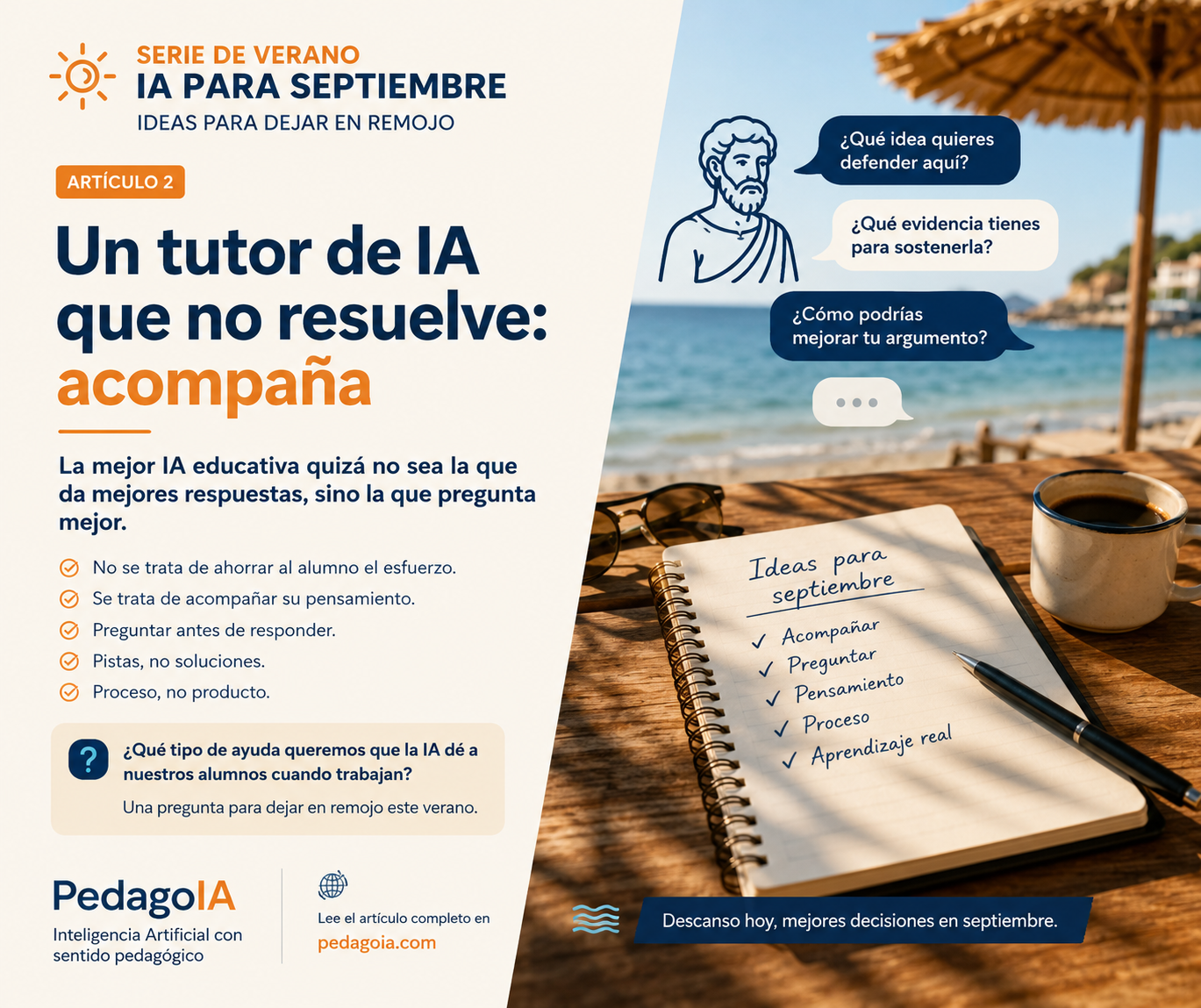 Un tutor de IA que no resuelve: acompaña